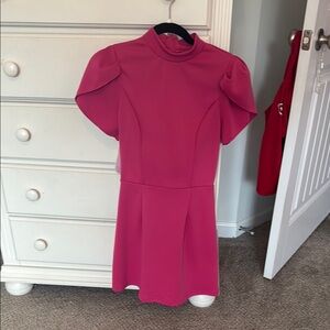 Custom Made Elegant Pink Women's Dress